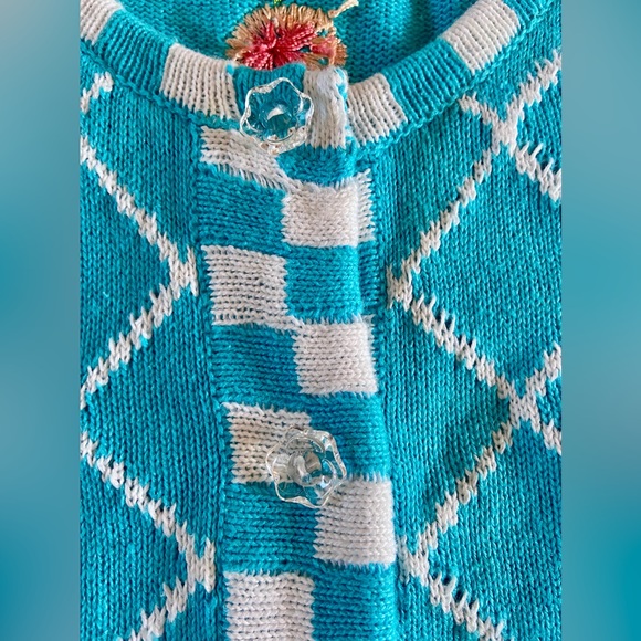 Storybook Knits unique cardigan sweater Cotton Blend - Picture 9 of 13